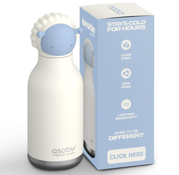 Bestie water bottle by Asobu l BRIE the sheep