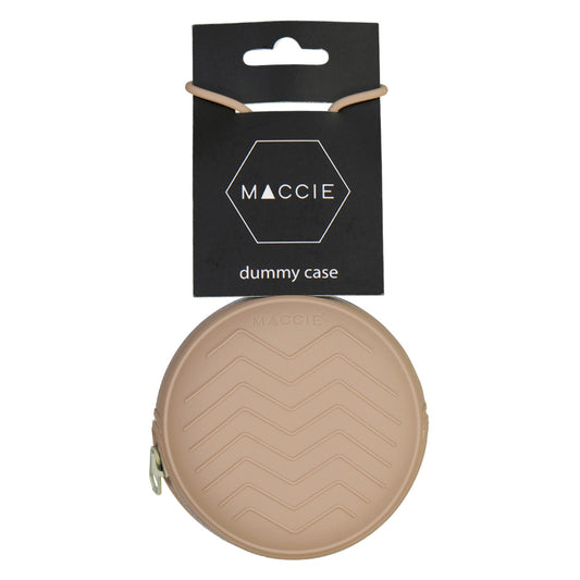 grab & go silicone zipper dummy case | beige