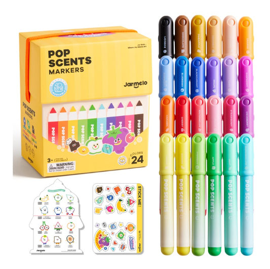 Jar Melo l 24 scented washable markers