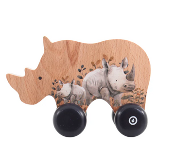 wooden push car by GROW BABY l rhino