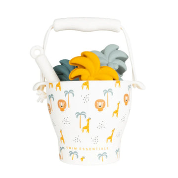 swim essentials l Silicone Beach Toy Set - Jungle