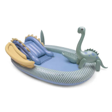 swim essentials l Inflatable ToddlerPlay Pool with slide - Dinosaur
