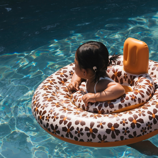 baby floating swim seat | wild flowers 69cm