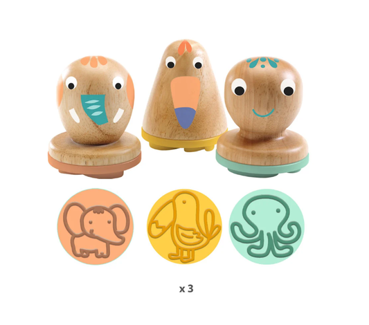 modelling play dough stamps by DJECO l myplastistamps