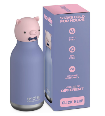 Bestie water bottle by Asobu l PIP the piggy