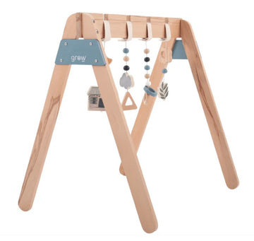 wooden baby gym + 4 hanging mobiles by GROW l little greyton