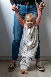 rainbow summer  sleep suit