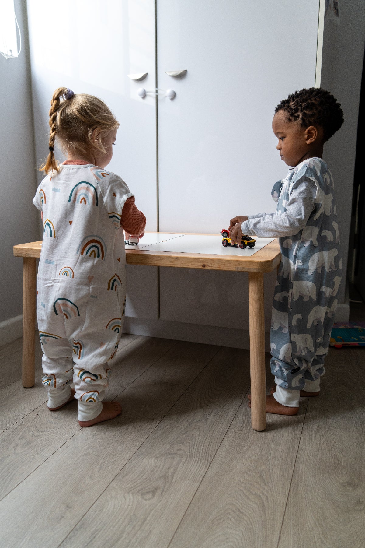 rainbow summer  sleep suit