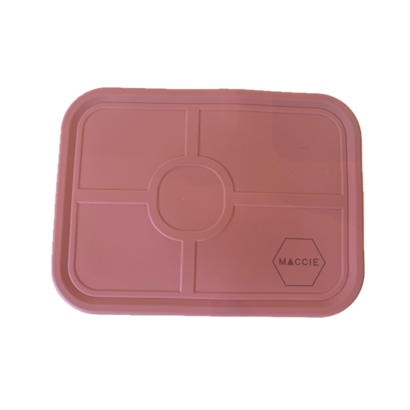 pink munchmate silicone lunch box (5 compartments)