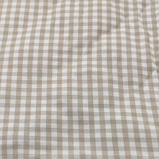 2.0 TOG bamboo winter sleep suit | almond beige gingham (pre-order)