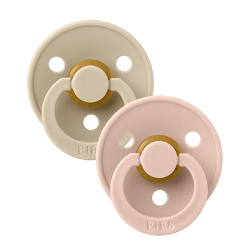 BIBS Studio Colour 2-Pack Ladybug Latex Pacifier