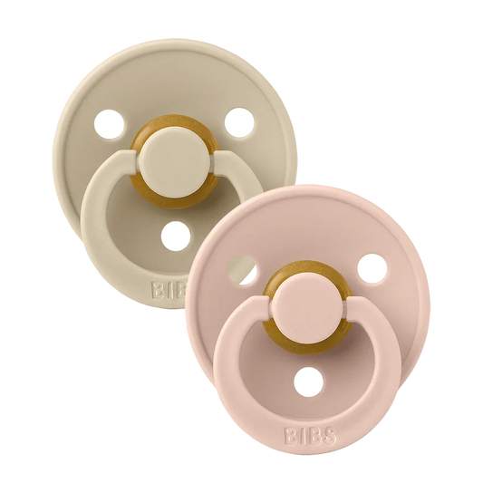 BIBS Studio Colour 2-Pack Ladybug Latex Pacifier