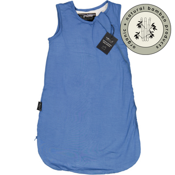 2 TOG bamboo winter sleep sack | cobalt blue