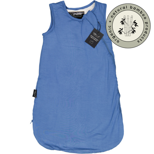 2 TOG bamboo winter sleep sack | cobalt blue