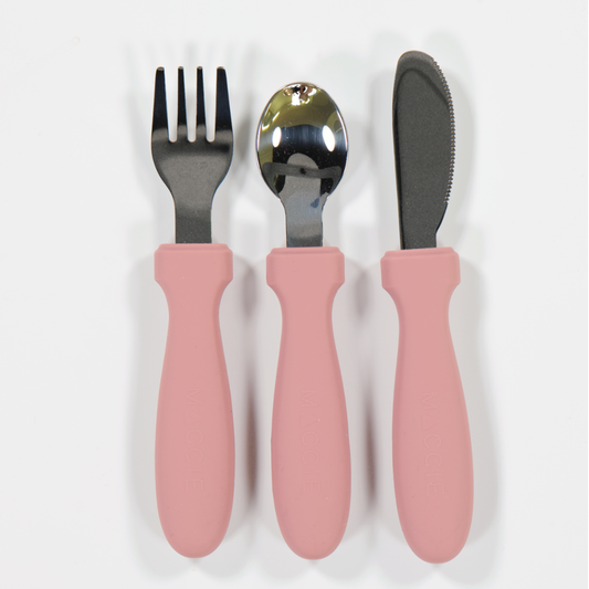 grip + grub | “big kids” toddler cutlery set