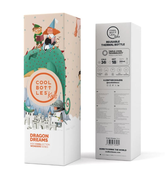 Cool bottles 350ml Kids wonders series l Dragon Dreams (3+ years)