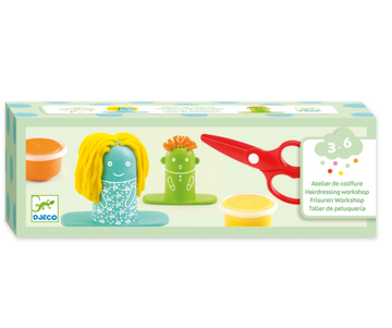 modelling play dough rollers by DJECO l hairdressing workshop