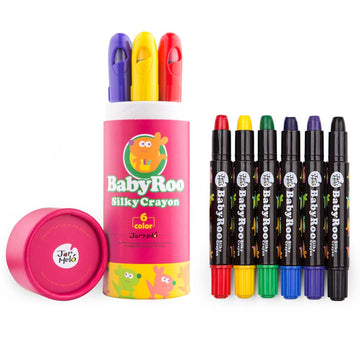 Jar Melo l 6 washable silky crayons