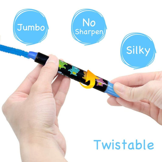 Jar Melo l 6 washable silky crayons