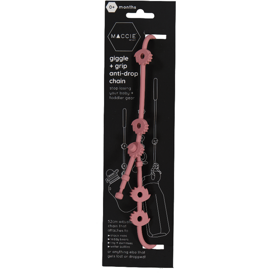giggle + grip anti-drop chain | pink