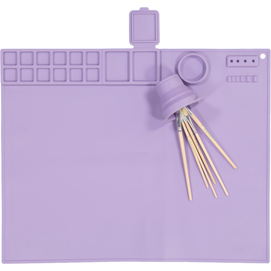 splat + smudge  art mats | purple (pre-order)