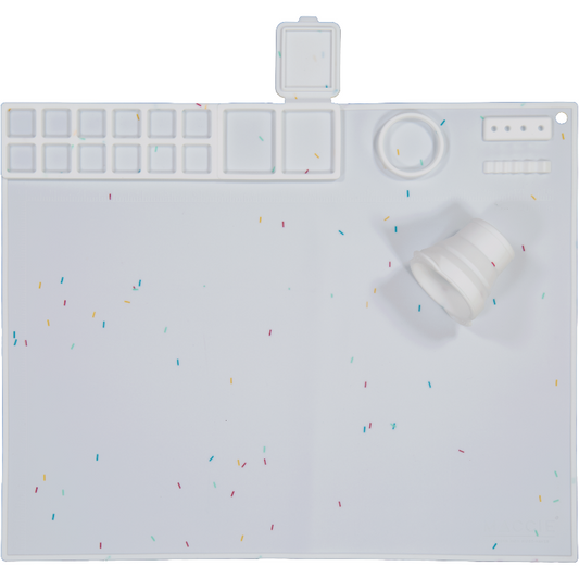 splat + smudge  art mats | white (pre-order)