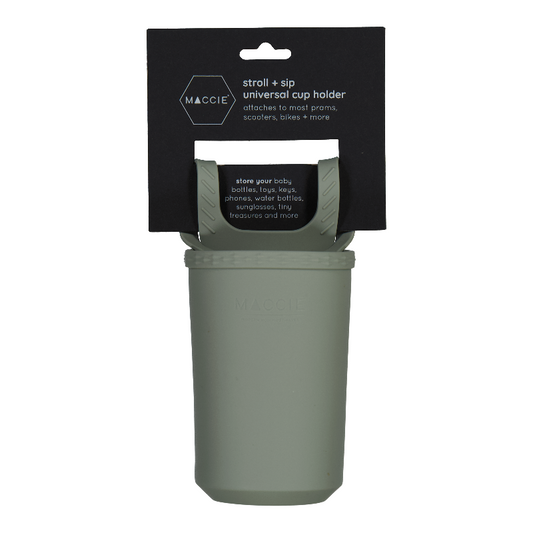 stroll + sip universal cup holder | sage green