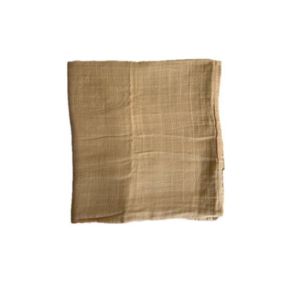 beige baby bamboo muslin swaddle