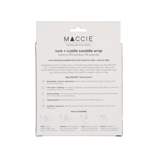 tuck + cuddle newborn stretchy swaddle wrap l stone ribbed bamboo