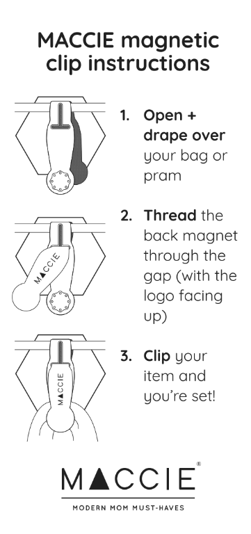 mama magnetic clip set