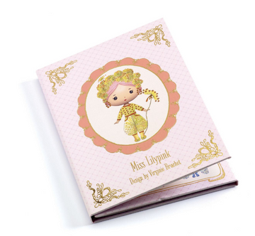 dress up travel size sticker book with 40 stickers