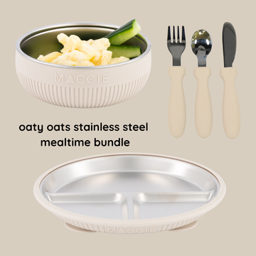 oaty oats stainless steel mealtime bundle (save R70)