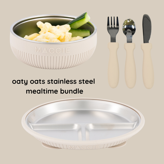 oaty oats stainless steel mealtime bundle (save R70)