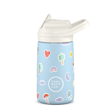Cool bottles 350ml Kiddies range l rainbow & clouds (12+months)