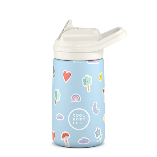 Cool bottles 350ml Kiddies range l rainbow & clouds (12+months)