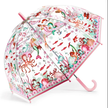 toddler rain umbrella by DJECO l mermaid