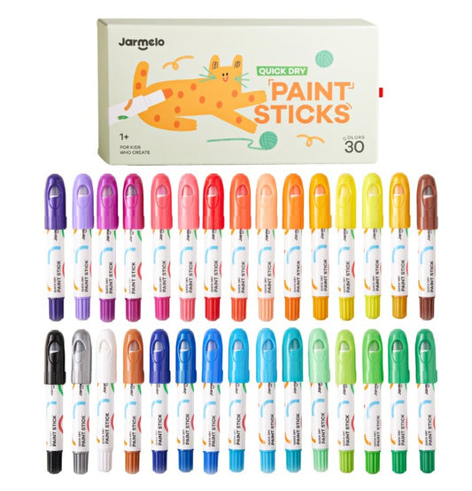 Jar Melo l 30 quick drying silky paint stick crayons
