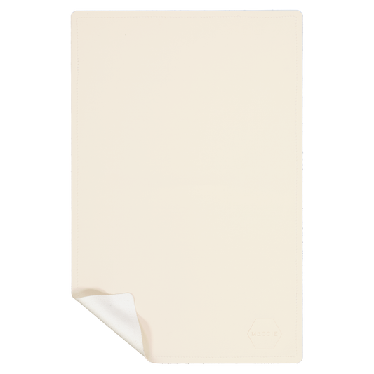 wipe + go vegan changing mat | ivory white