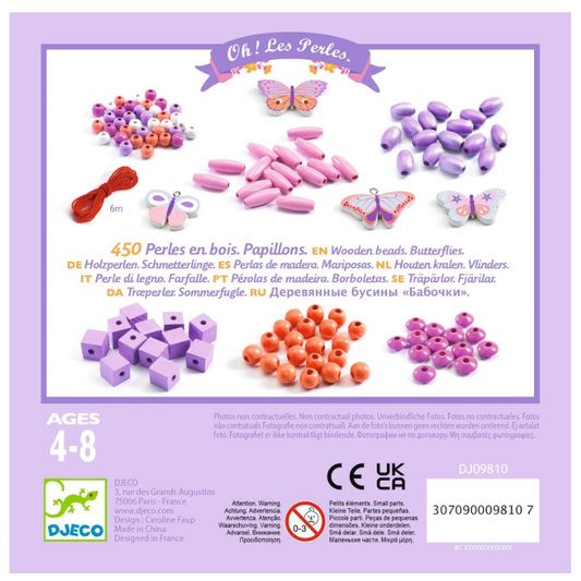 wooden beading set l 400 beads