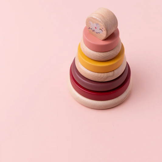 wooden ring stacker by GROW BABY l bebe pure